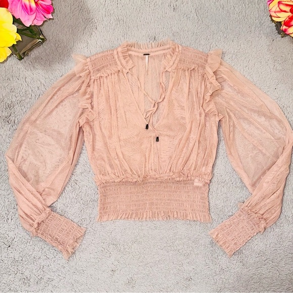 Free People Twyla sheer top - Picture 10 of 17